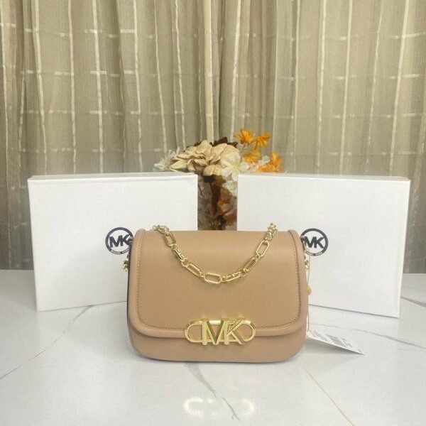 Michael Kors Parker Cross Body Shoulder Bag With Dust Bag & Sling Bag & Sling Chain