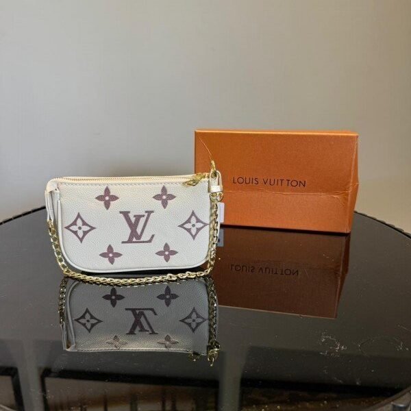 Louis Vuitto_n White Monogram Mini Eva Bag With OG Box & Dust Bag