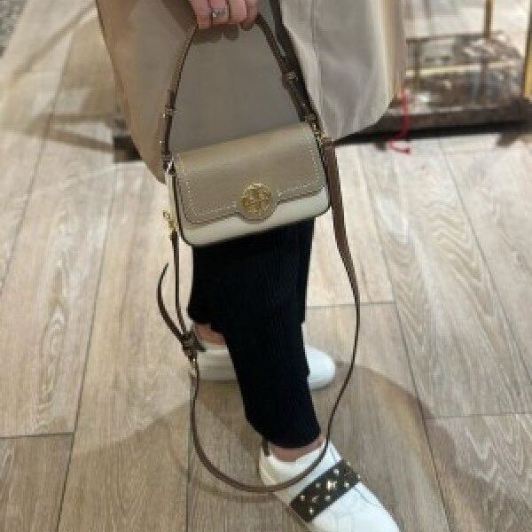 Tory Burch felix lychee print bag with box.