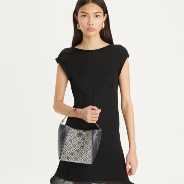 TORY BURCH SMALL MCGRAW BUCKET BAG