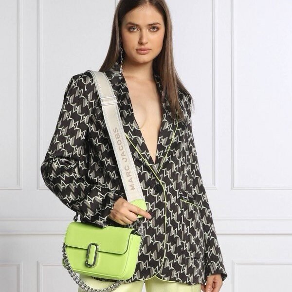 Marc Jacobs The J Marc Shoulder Bag With OG Box & Dust Bag (Neon - 282)(BSB)