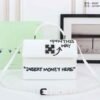 Off-White Leather Insert Money Here Jitney 1.4 Shoulder Bag (Insert Money Here 88537 White)