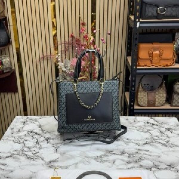 MICHAEL KORS PRORSUM HANDBAG WITH DUST BAG PREMIUM QUALITY (Black)(MT)