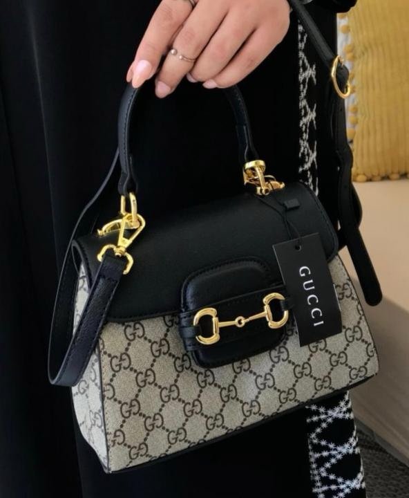 GUCCI HORSEBIT 1955 MEDIUM TOP HANDLE BAG with magnet box 394(BR)