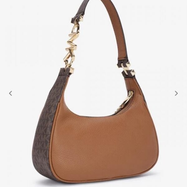 michael kors piper baguette with chain accent with box 377