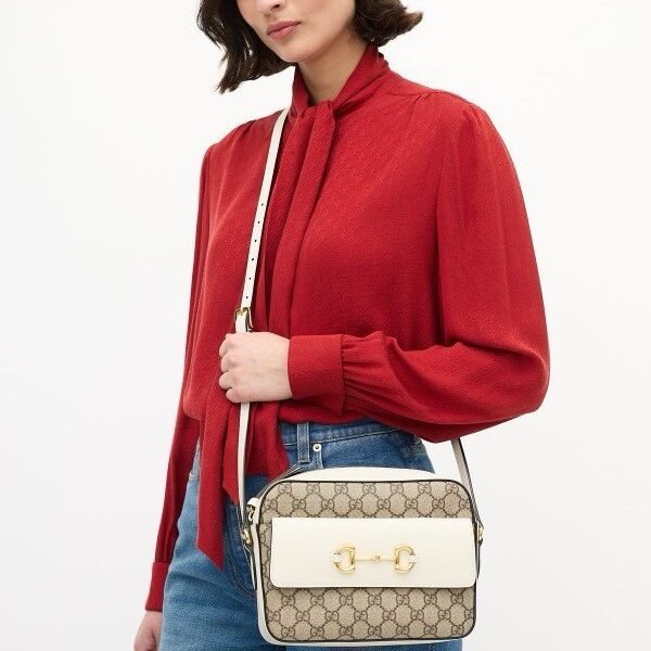 GUCCI HORSEBIT 1955 SMALL SHOULDER BAG With double box 352(BR)