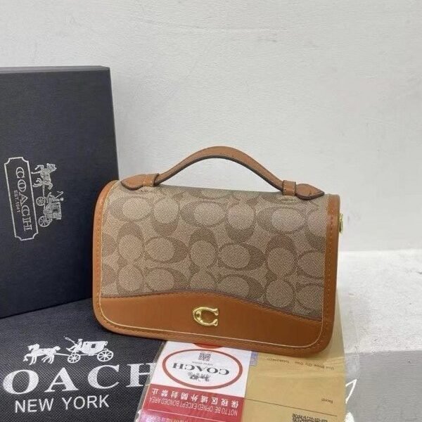 Coach Bea Crossbody medium bag with OG box 334(BR)