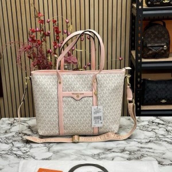 Michael Kors Tote Bag Hombro With Brand Dust Bag (Beige Pink 23011)