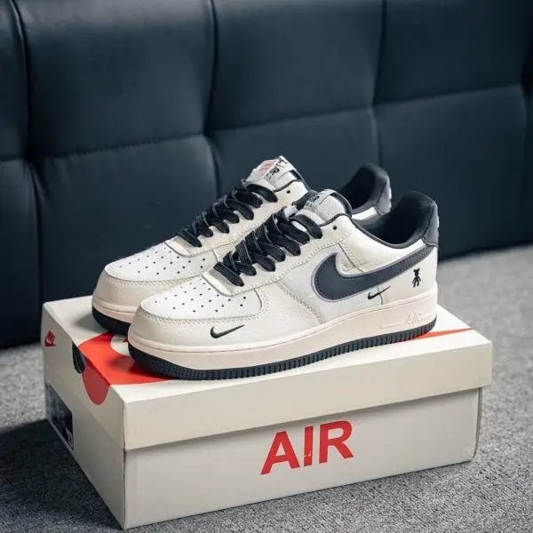 Nike Air Force 1 07 Violent Bear Joint Linen Being Black